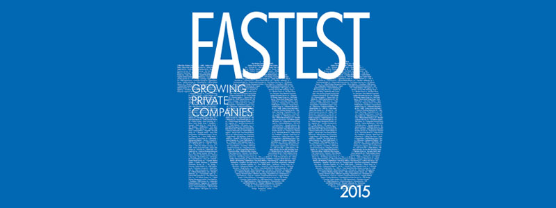 fastest 100 privately growing companies